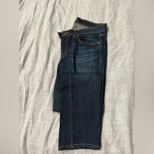 J Brand straight leg dark denim jeans